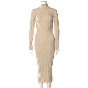 Anine Bing sweater Turtleneck ribbed dress